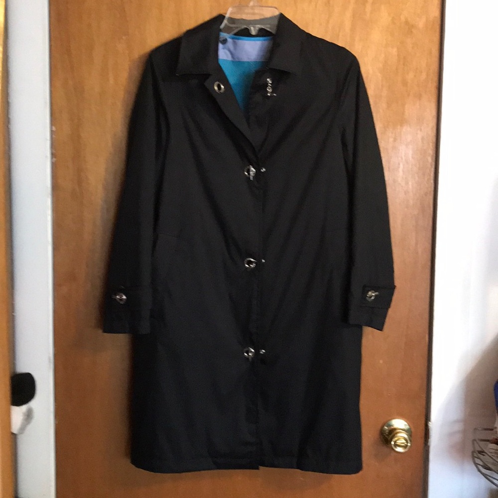Great, rare, toggle Burberry wool lined coat!